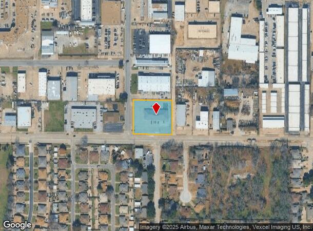 2221 W Arkansas Ln, Pantego, TX Parcel Map