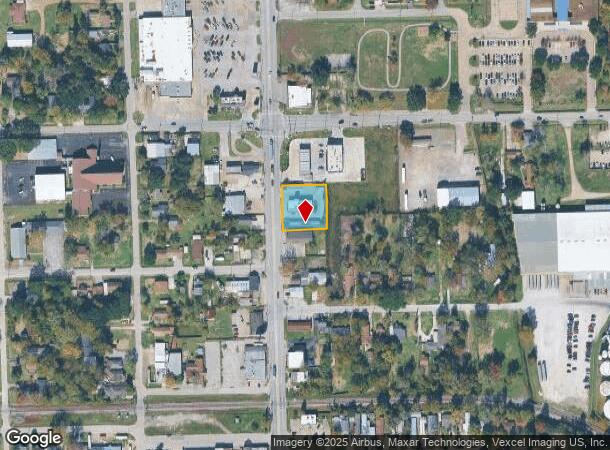  223 N Main St, Highlands, TX Parcel Map