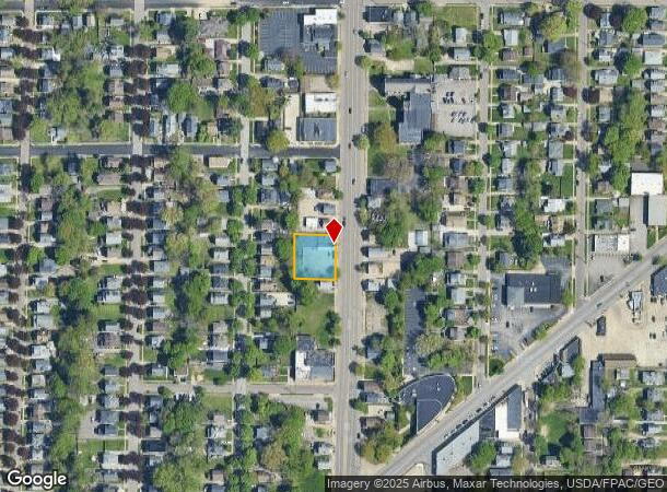  880 N Main St, Akron, OH Parcel Map