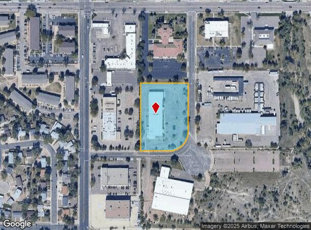  834 Emory Cir, Colorado Springs, CO Parcel Map