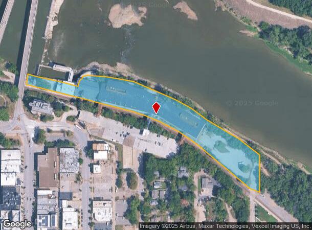  1 Riverfront Plz, Lawrence, KS Parcel Map