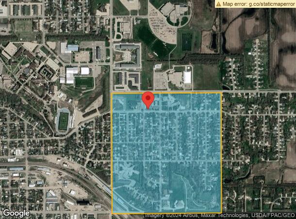  1421 4Th St Ne, Jamestown, ND Parcel Map