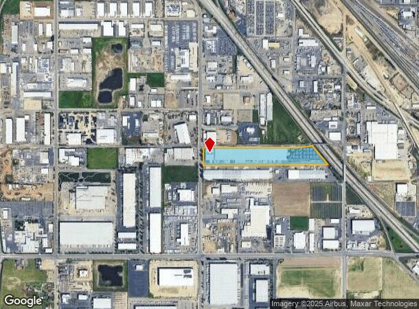2843 S East Ave, Fresno, CA Parcel Map