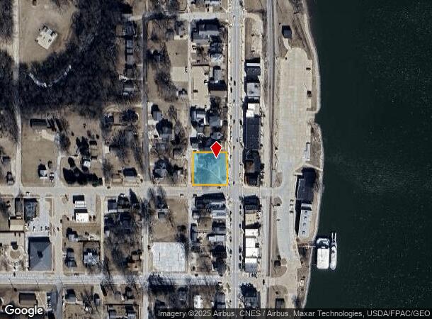 208 N Cody Rd, Le Claire, IA Parcel Map