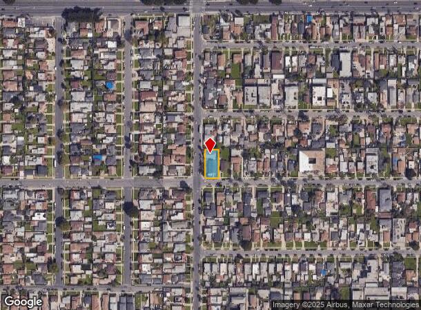  10216 S Denker Ave, Los Angeles, CA Parcel Map