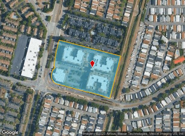 1180 N Fair Oaks Ave, Sunnyvale, CA Parcel Map