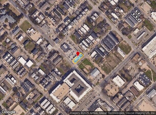 1800 N Haskell Ave, Dallas, TX Parcel Map