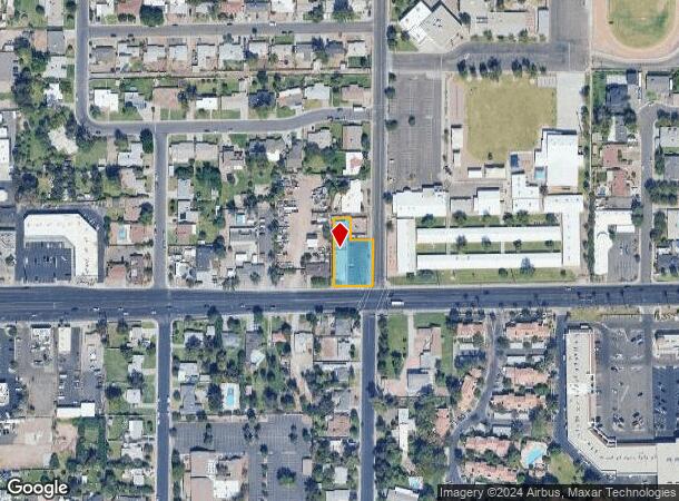  1010 W University Dr, Mesa, AZ Parcel Map