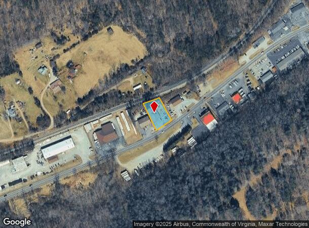 1696 Franklin St, Rocky Mount, VA Parcel Map