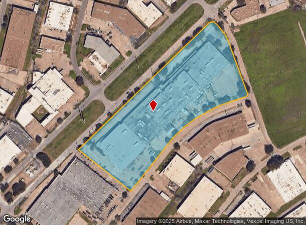 1330 Regal Row, Dallas, TX Parcel Map