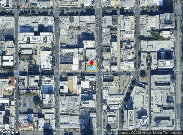  1601 N Cahuenga Blvd, Los Angeles, CA Parcel Map