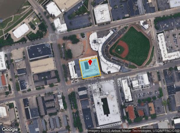  329 E 1St St, Dayton, OH Parcel Map