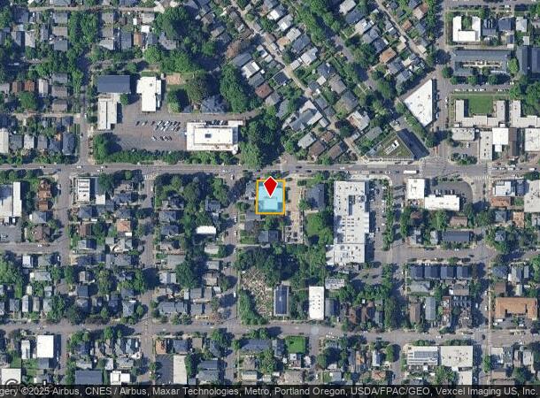  1818 Se Division St, Portland, OR Parcel Map