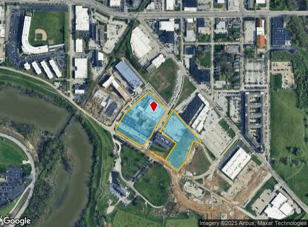 1220 Waterway Blvd, Indianapolis, IN Parcel Map