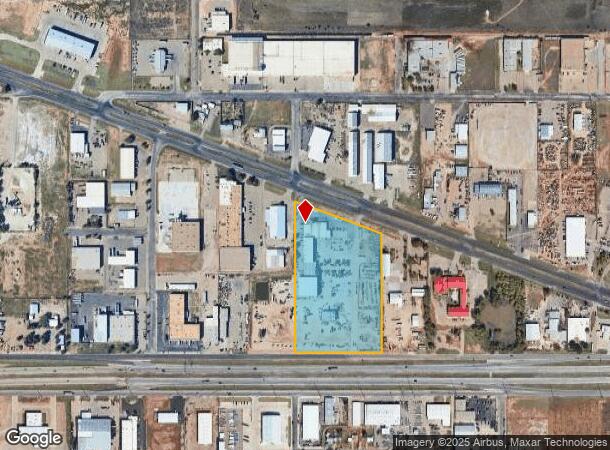 702 E Slaton Rd, Lubbock, TX Parcel Map