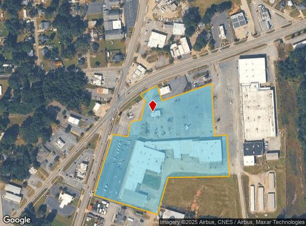  2821 S Main St, Anderson, SC Parcel Map