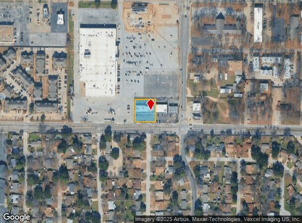 1623 W Arkansas Ln, Arlington, TX Parcel Map