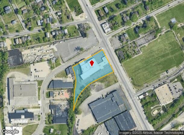  15815 Hamilton Ave, Highland Park, MI Parcel Map