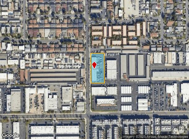  1730 Pomona Ave, Costa Mesa, CA Parcel Map