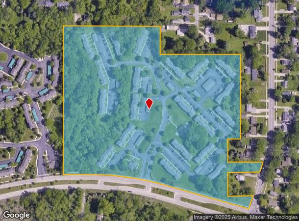 900 W Edgewood Blvd, Lansing, MI Parcel Map