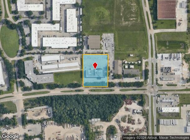  711 E Airtex Dr, Houston, TX Parcel Map