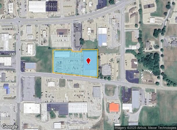 1410 W Whittaker St, Salem, IL Parcel Map