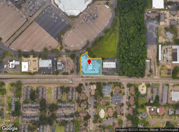  1280 E County Line Rd, Ridgeland, MS Parcel Map