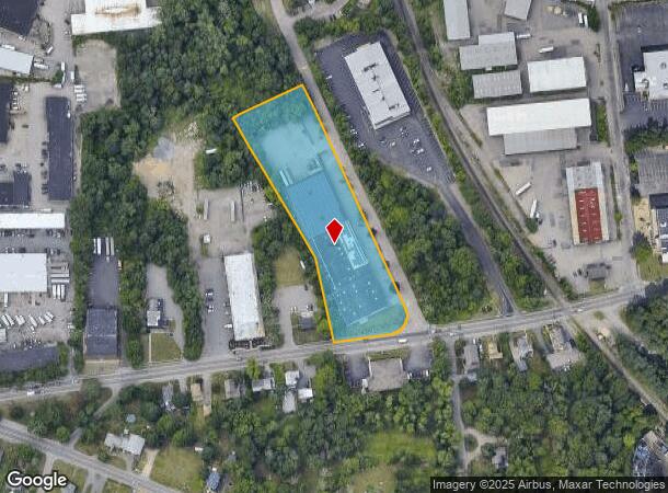  1551 Central St, Stoughton, MA Parcel Map