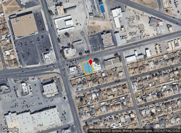  1221 W University Blvd, Odessa, TX Parcel Map