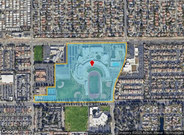  2100 W Alton Ave, Santa Ana, CA Parcel Map