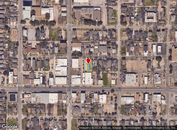 824 Sunset Ave, Dallas, TX Parcel Map