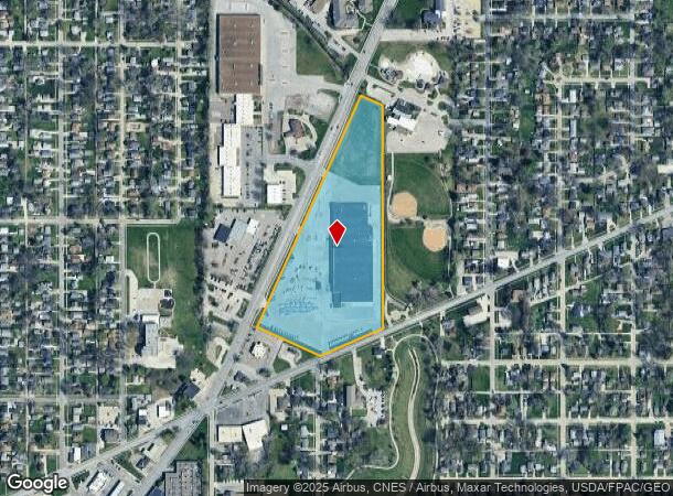 2535 Hubbell Ave, Des Moines, IA Parcel Map
