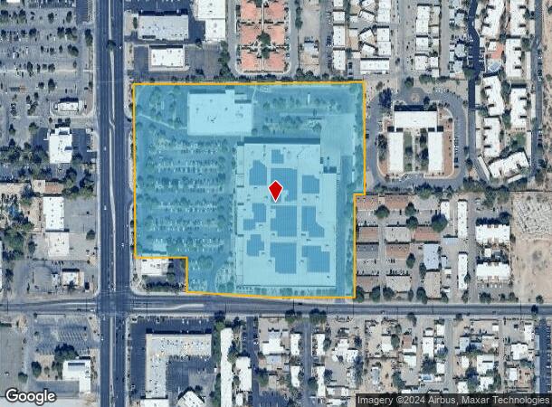  4040 N Oracle Rd, Tucson, AZ Parcel Map