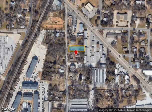  1115 Johnson St, Denton, TX Parcel Map