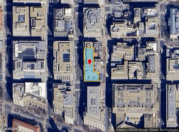  555 11Th St Nw, Washington, DC Parcel Map