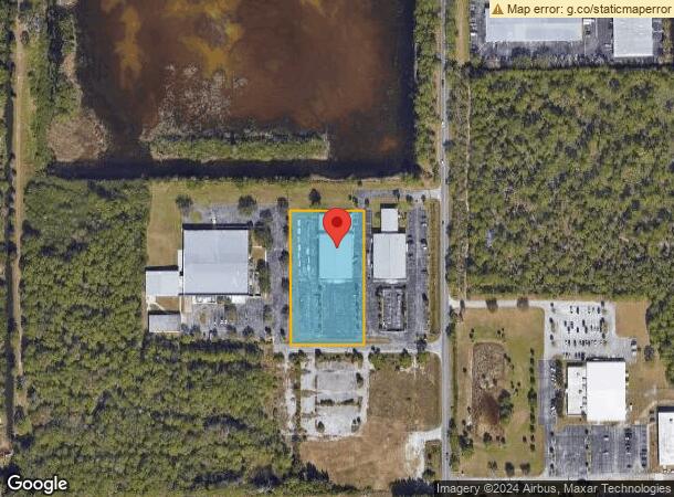  650 N John Rodes Blvd, Melbourne, FL Parcel Map