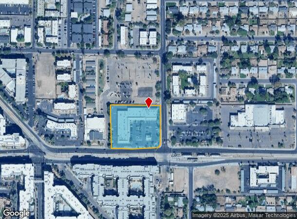  1250 E Apache Blvd, Tempe, AZ Parcel Map