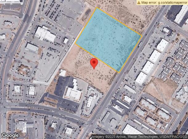  1341 N Zaragoza Rd, El Paso, TX Parcel Map