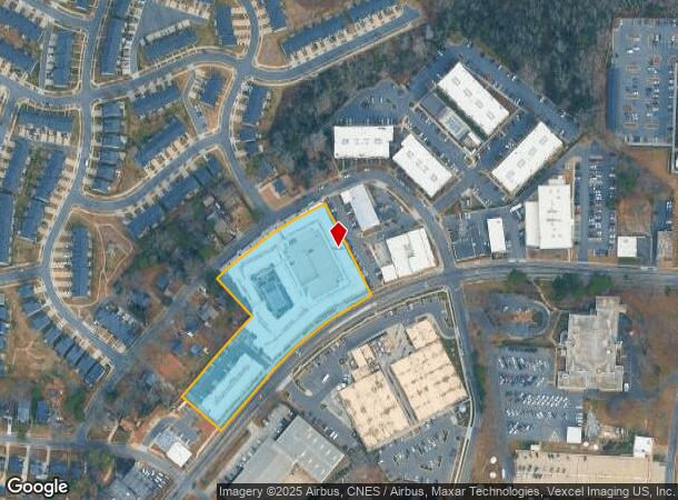 2020 W Morehead St, Charlotte, NC Parcel Map