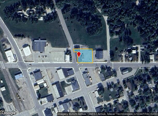  203 E Broadway, Hallock, MN Parcel Map