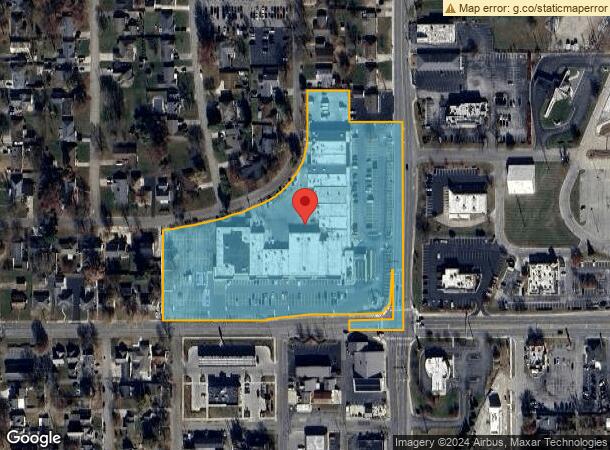  25Th Shopping Center St, Columbus, IN Parcel Map