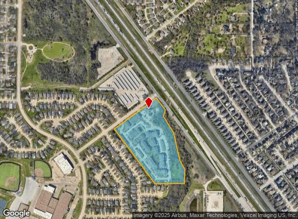  5700 Median Way, Arlington, TX Parcel Map