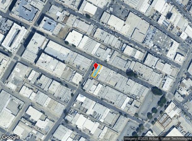  1204 Paloma St, Los Angeles, CA Parcel Map