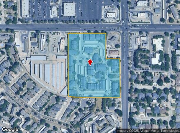  3420 S Coulter St, Amarillo, TX Parcel Map