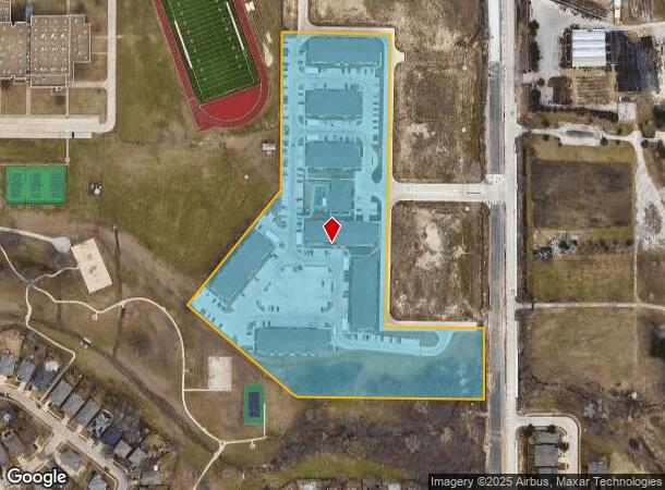 1350 N Blue Mound Rd, Fort Worth, TX Parcel Map