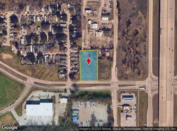  1206 W Trinity Blvd, Grand Prairie, TX Parcel Map