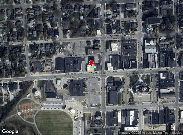 110 W Jefferson St, Franklin, IN Parcel Map