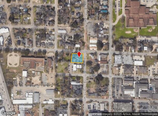 709 N San Jacinto St, Conroe, TX Parcel Map