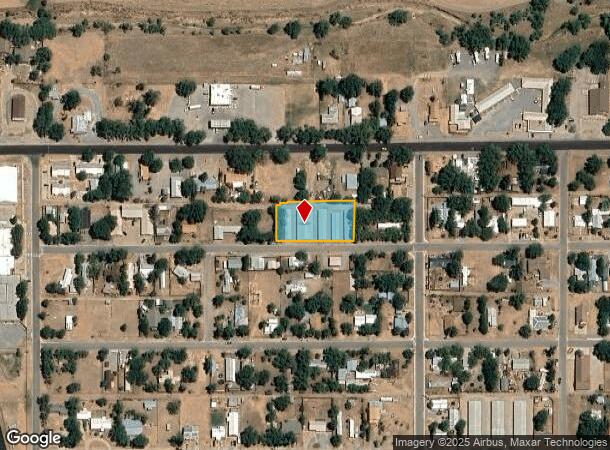 406 W 2Nd St, Capitan, NM Parcel Map