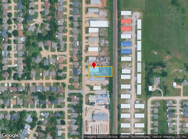 2112 Pole Rd, Moore, OK Parcel Map